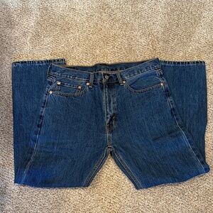 Levi's Dark Blue Regular Fit Jeans- 505